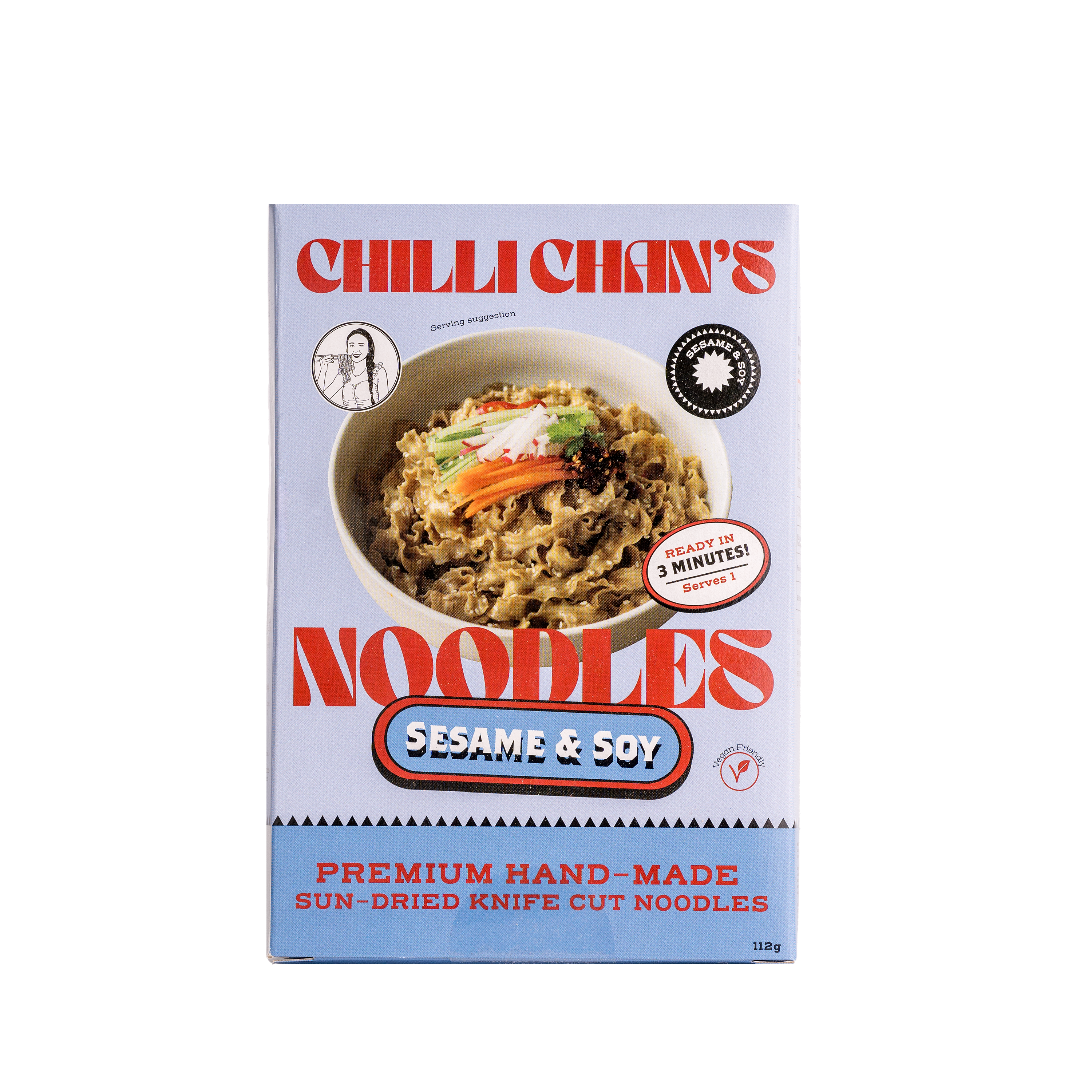 20-pack Sesame Soy Knife-cut Noodles