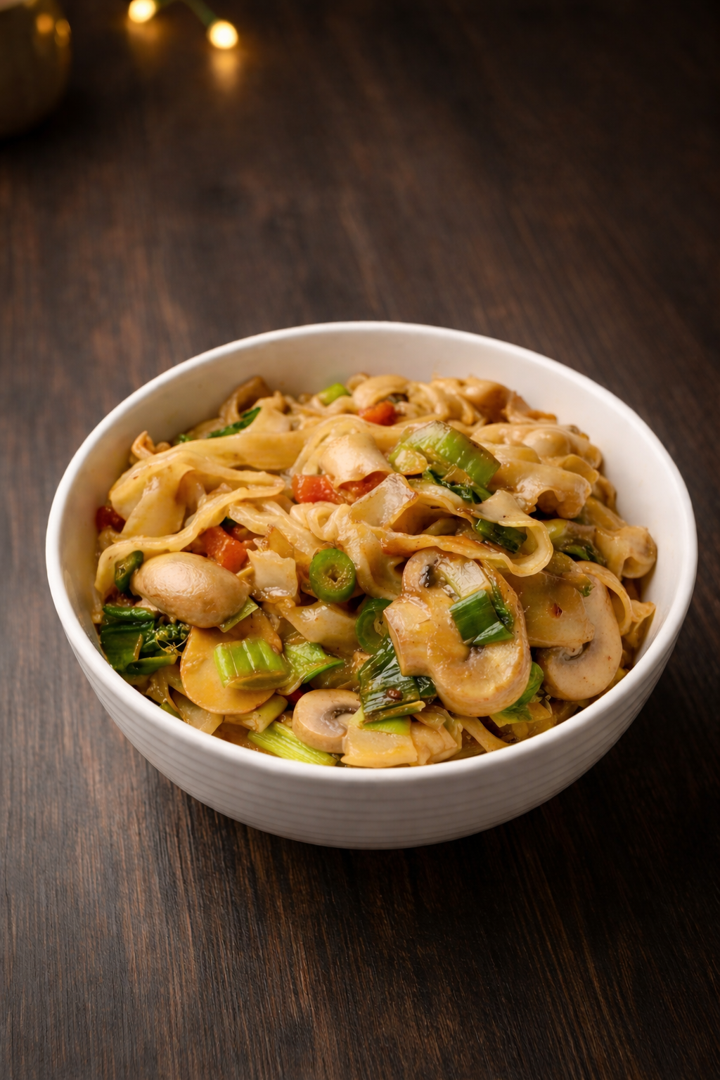 Crispy Chilli Vegan XO Mushroom Noodles