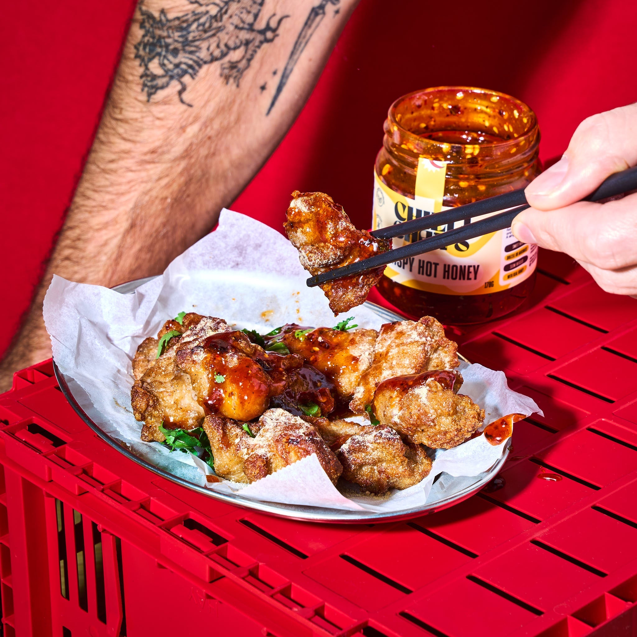 Hot Honey Fried Chicken (Korean-Style Crunch)