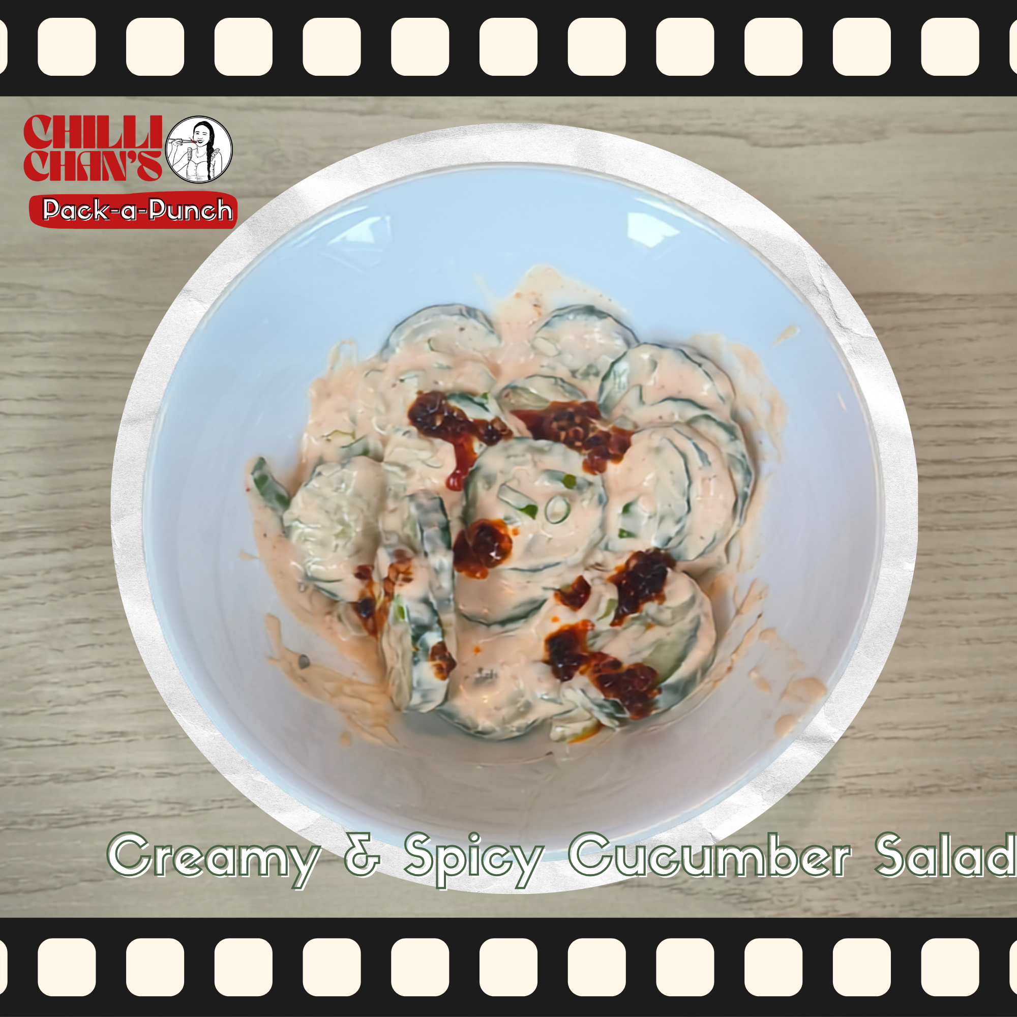 Pack a Punch: Creamy and Spicy Cucumber Salad 🥒🌶️
