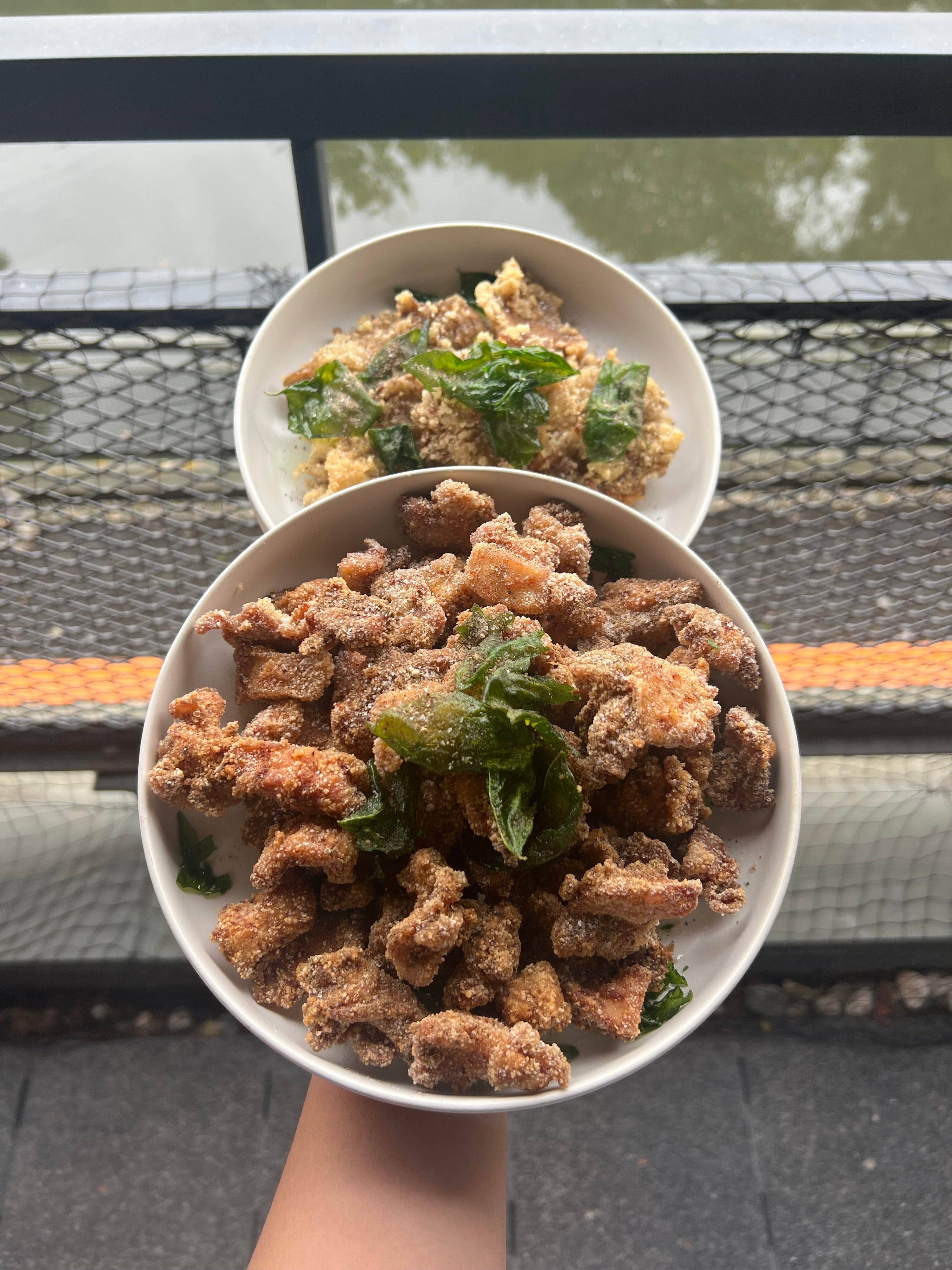 Taiwanese Popcorn Chicken (and Mushroom) 🐔🍄