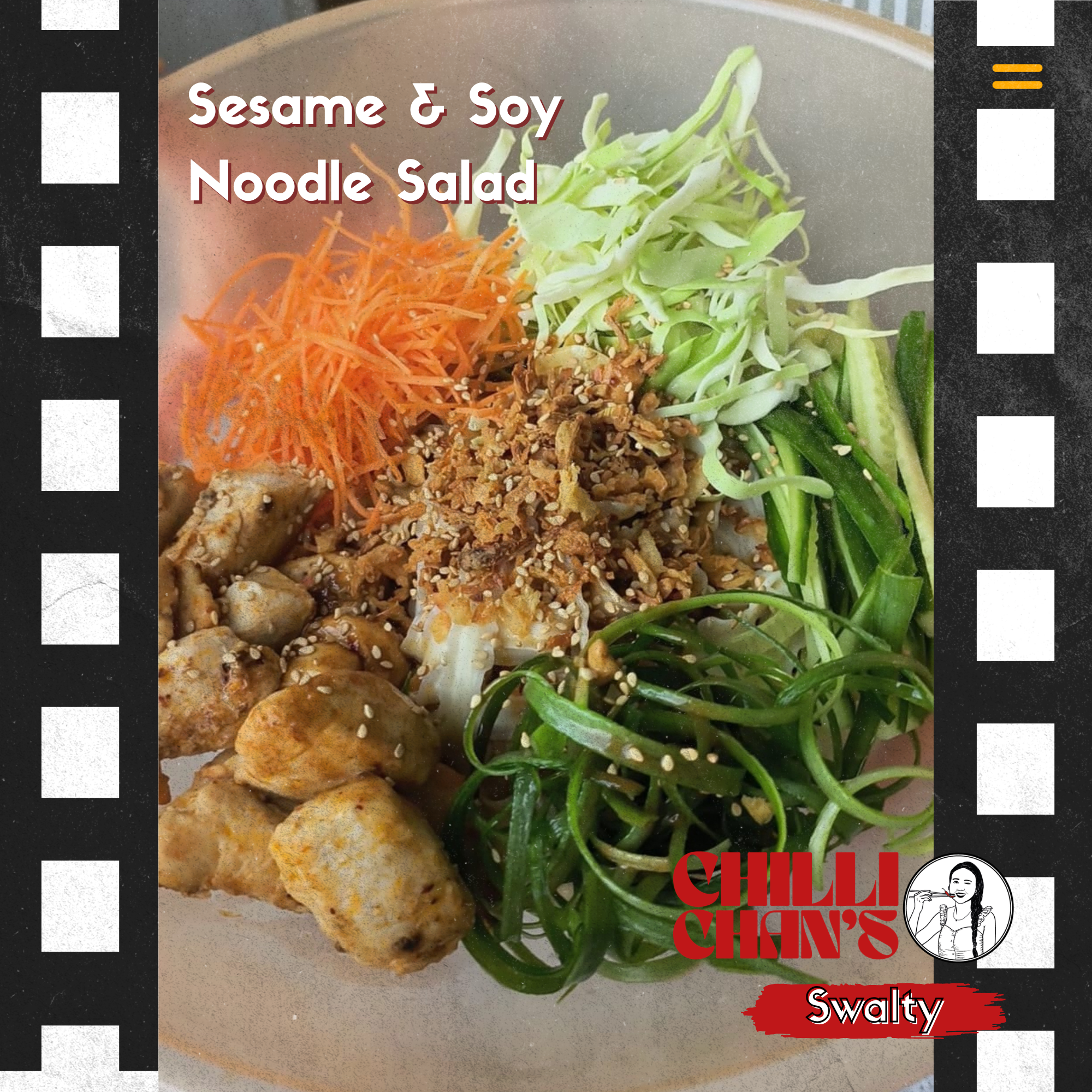Swalty: Sesame & Soy Noodle Salad