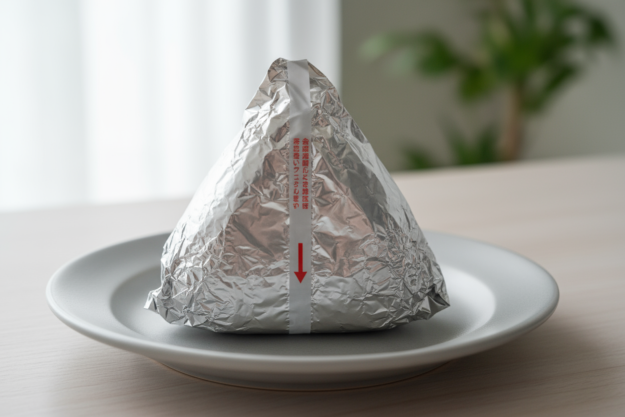 Spicy Onigiri with Aluminium Foil Hack 🍙