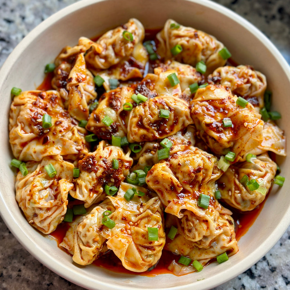 Spicy Tofu Dumplings