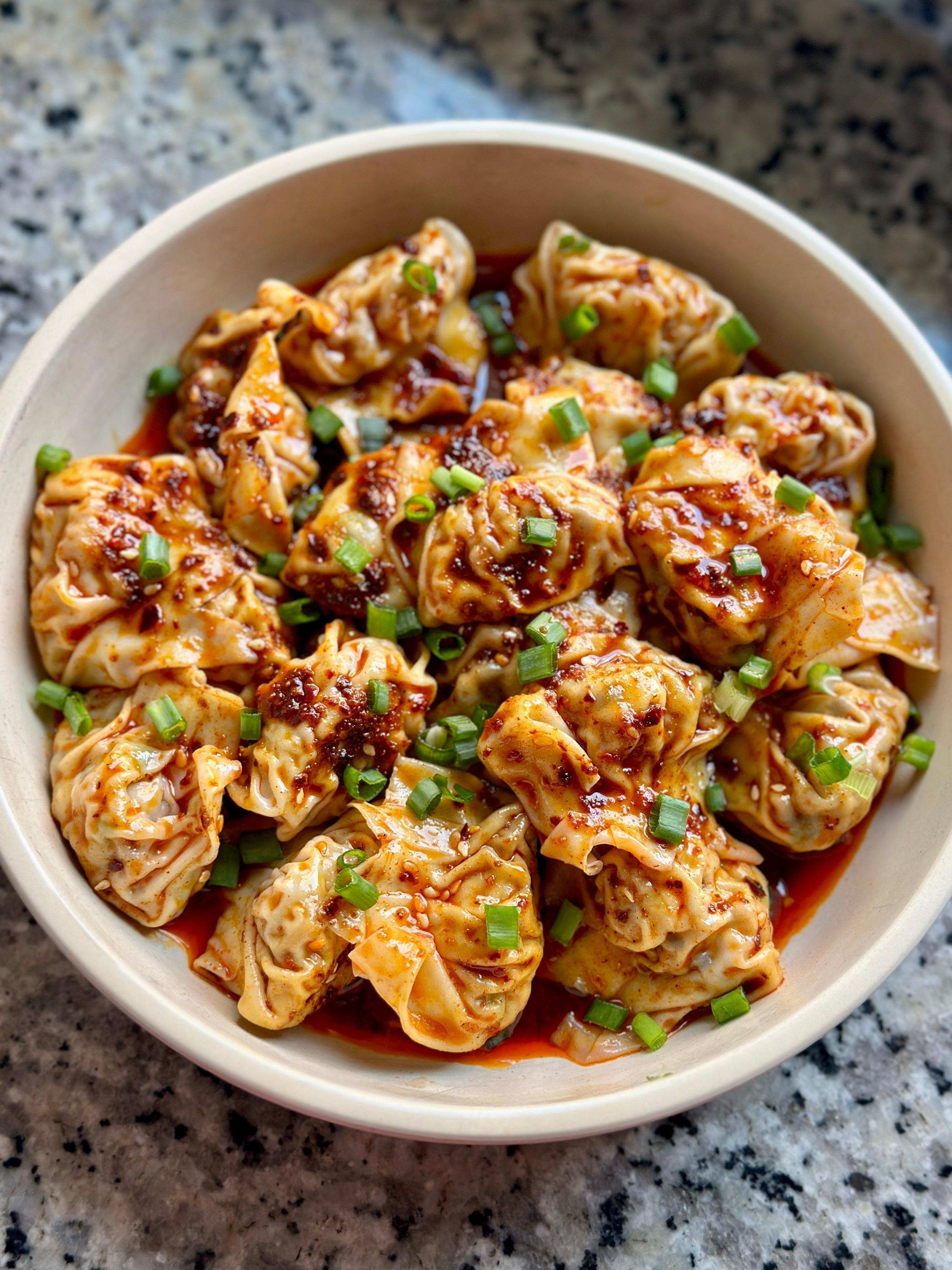 Spicy Tofu Dumplings 🥟