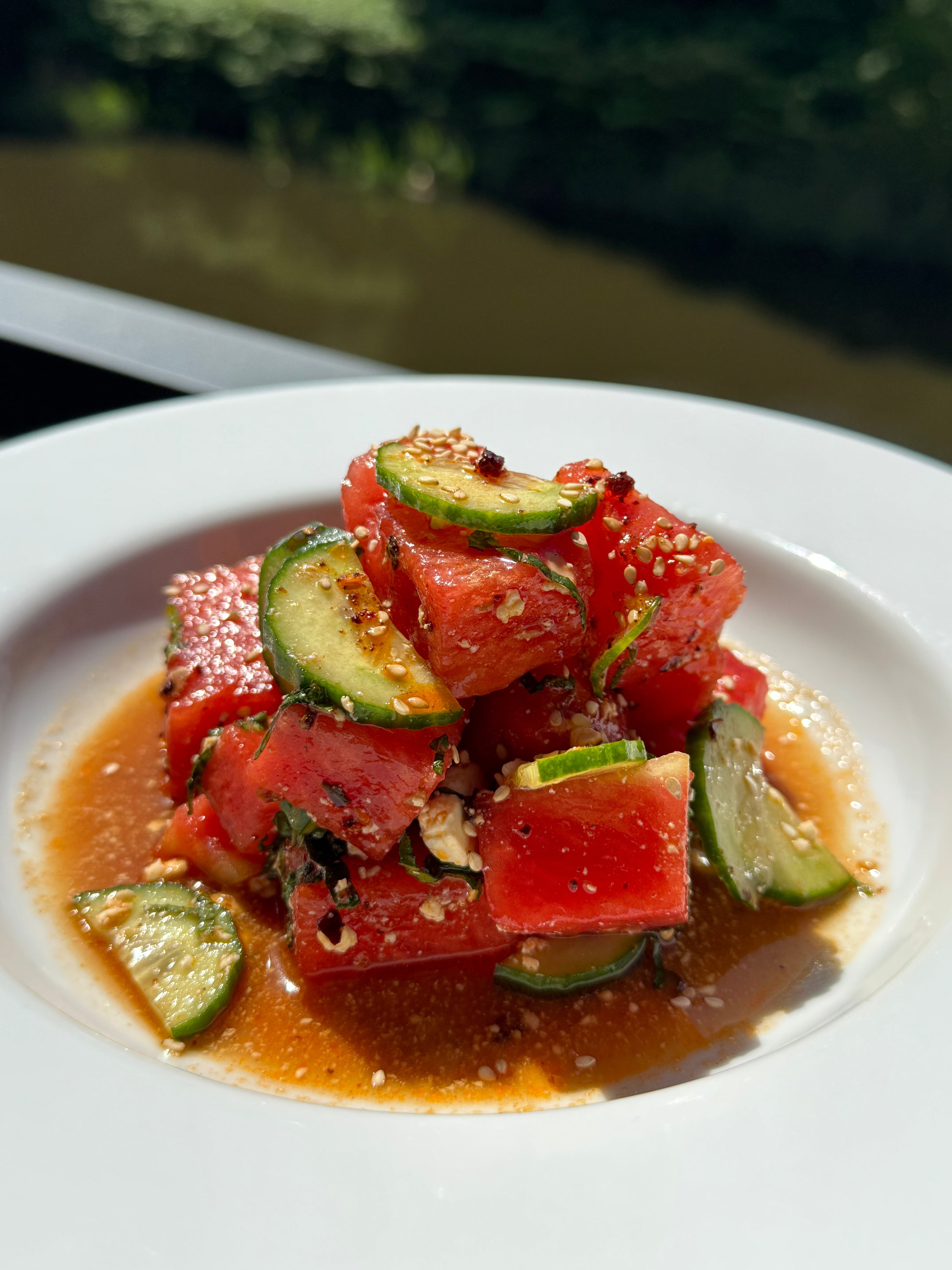 Spicy Watermelon Summer Salad 🍉
