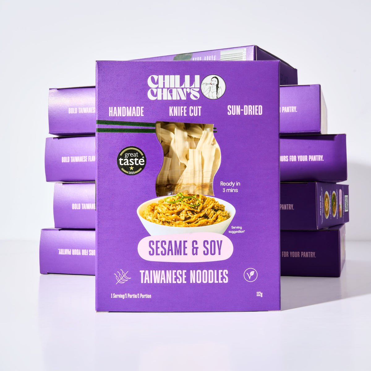 Sesame Soy Knife-Cut Noodles