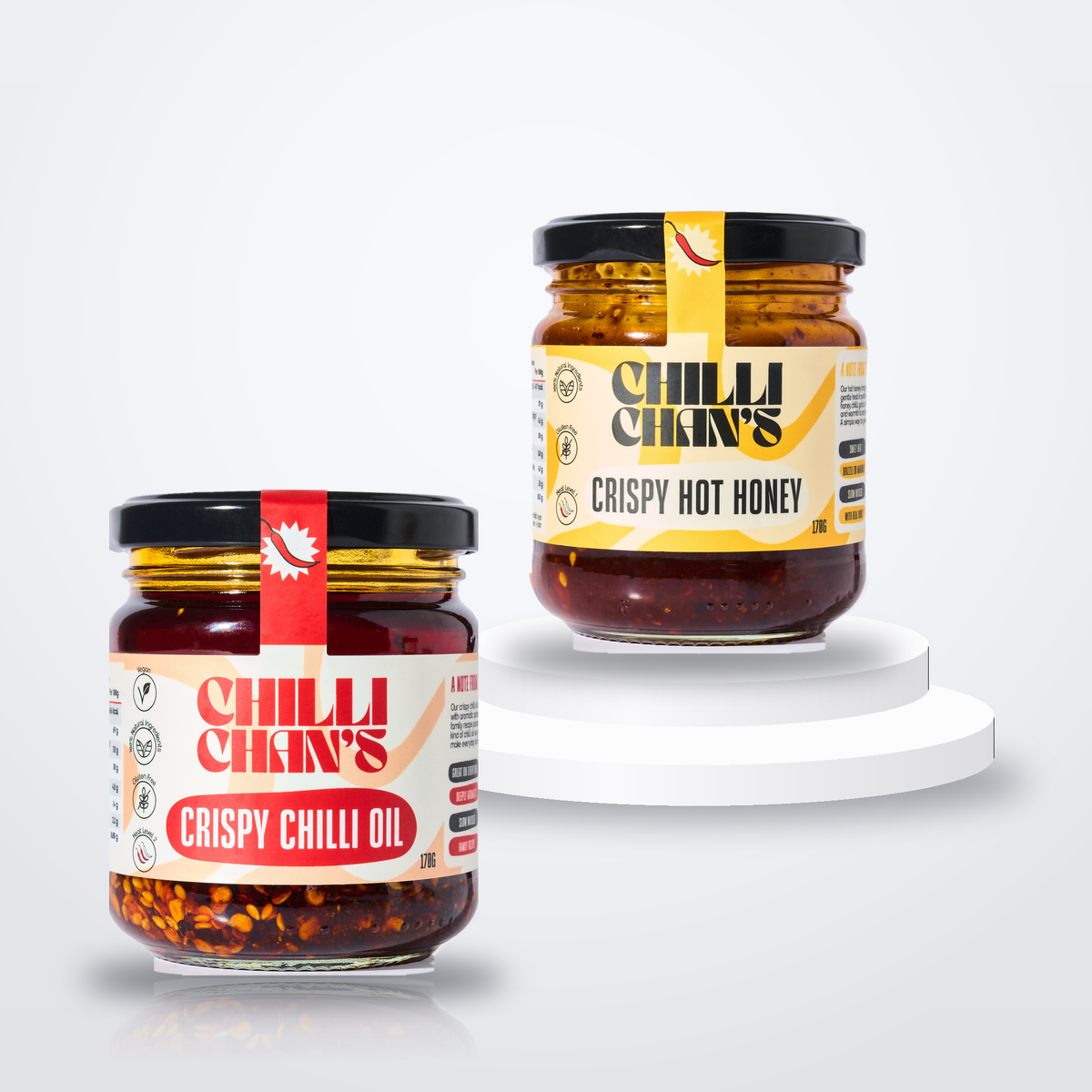 Crispy Chilli Oil & Hot Honey Duo
