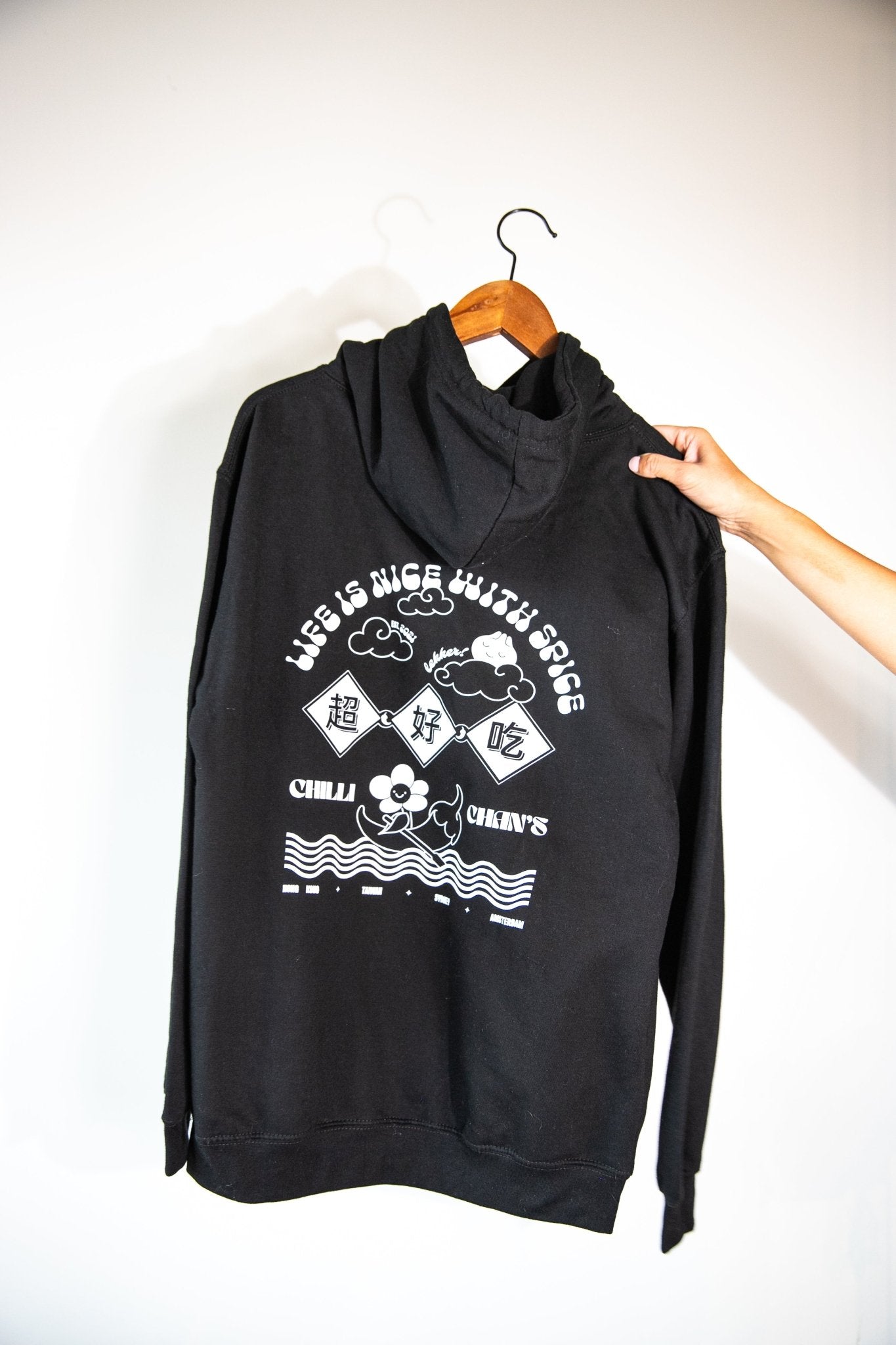 Chilli Hoodie Black - chillichans