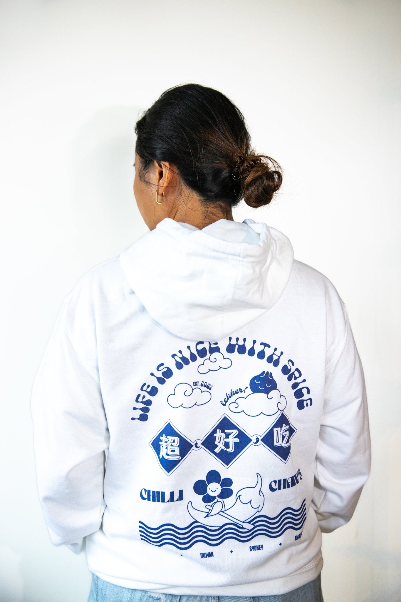 Chilli Hoodie White - chillichans