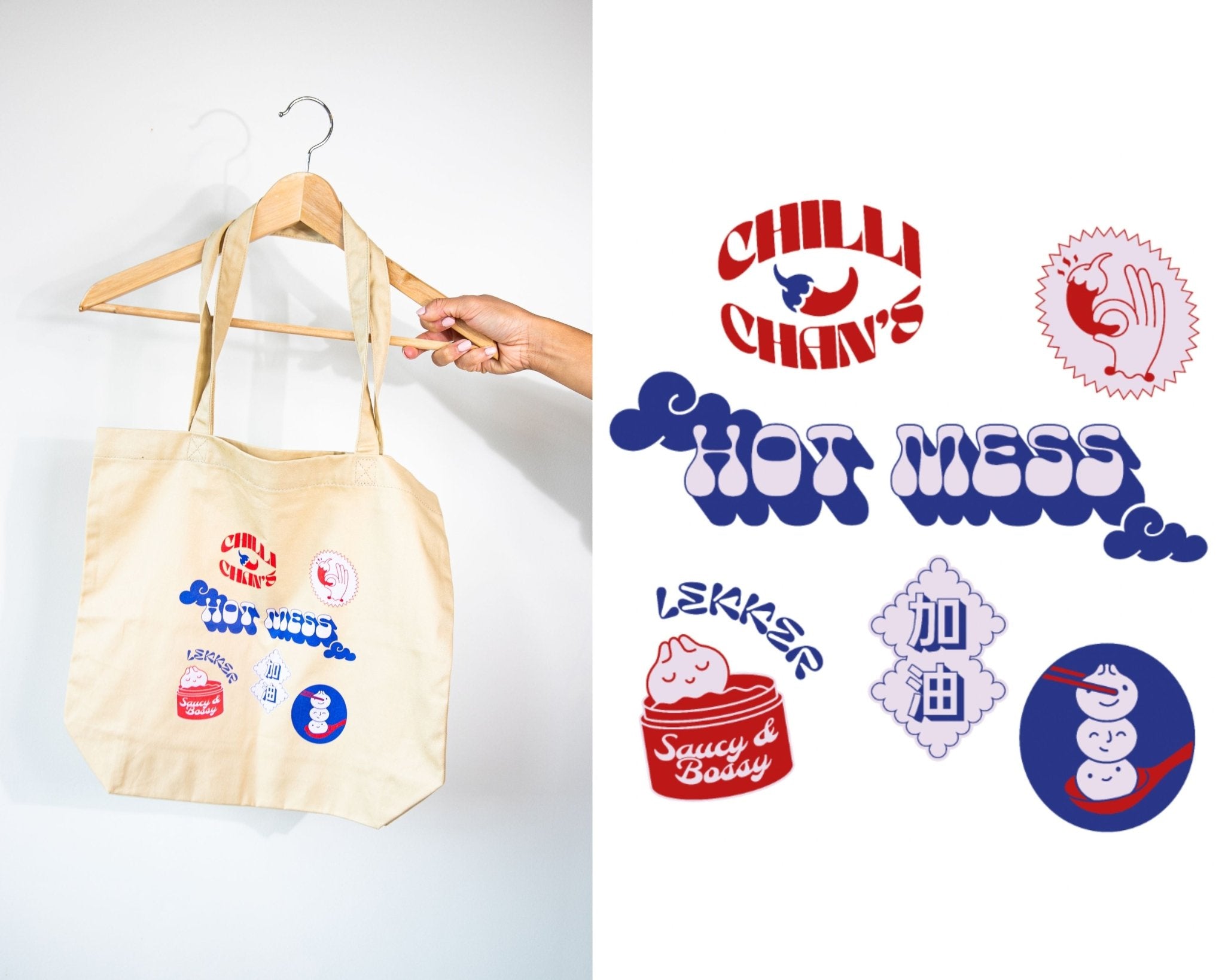 Hot Mess Tote Natural - chillichans