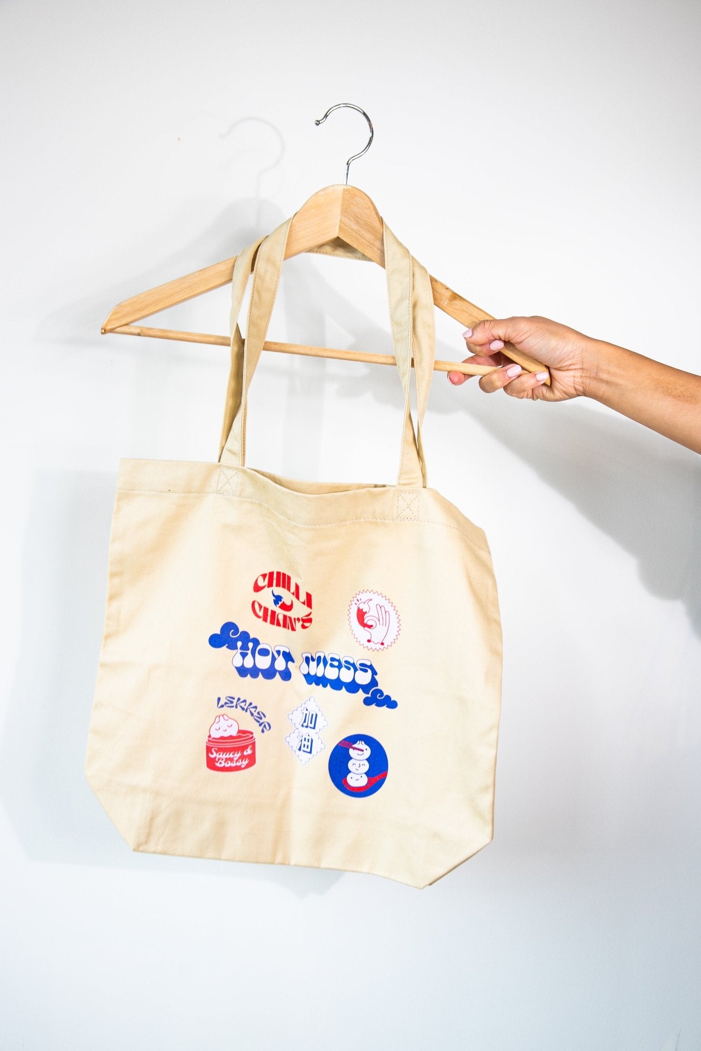 Hot Mess Tote Natural - chillichans