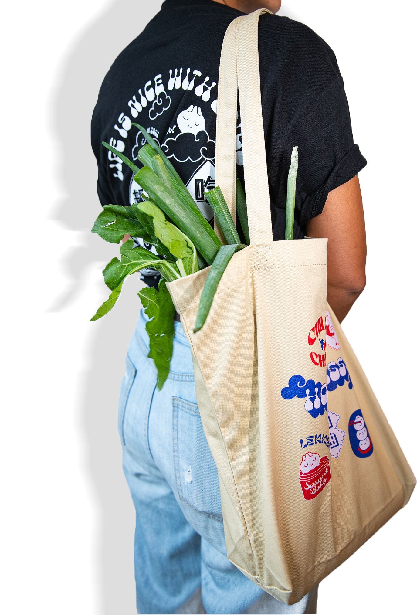 Hot Mess Tote Natural - chillichans