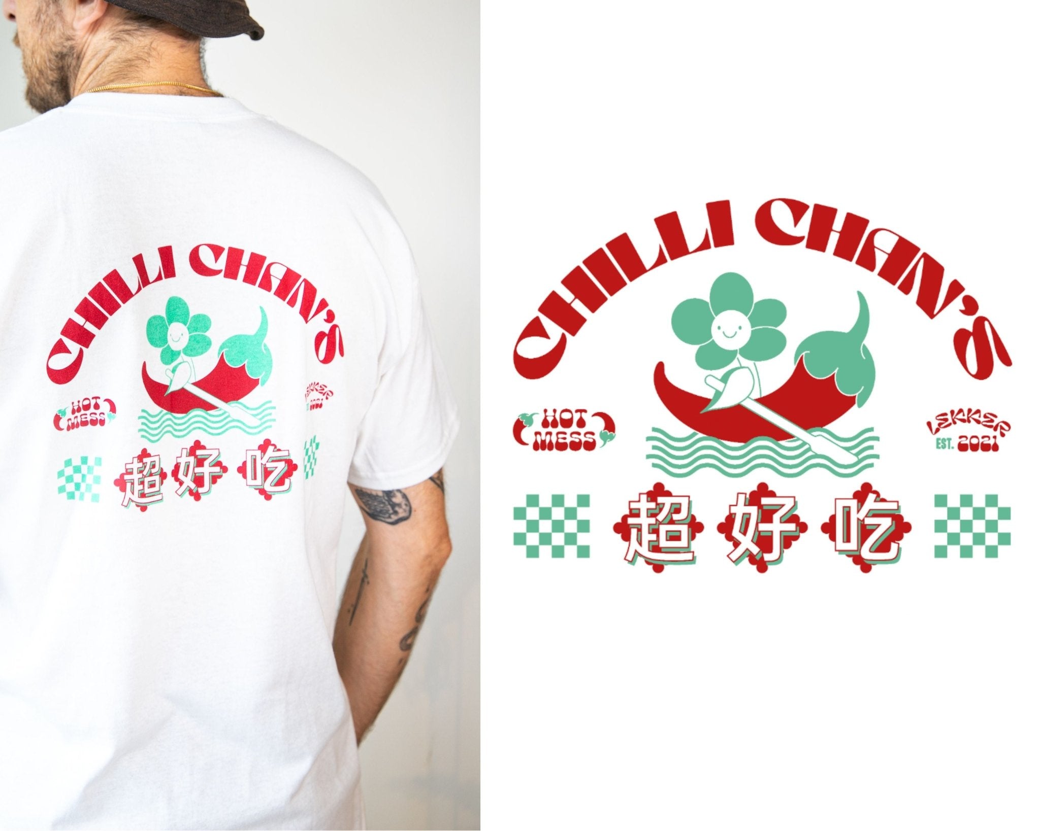 Saucy & Bossy T-Shirt White - chillichans